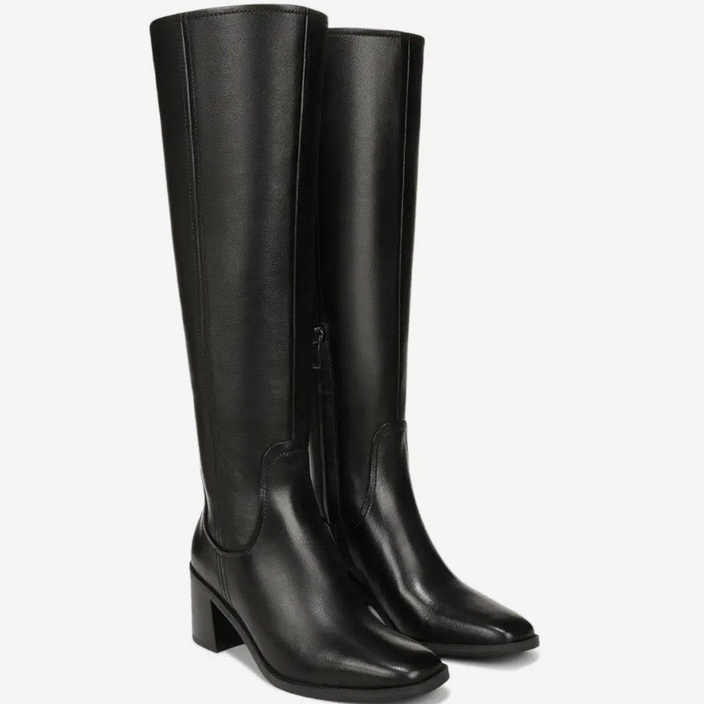 🌸27 EDIT NATURALIZER 🌸 Edda Knee High Black Wide Calf  Boot Size: 5.5